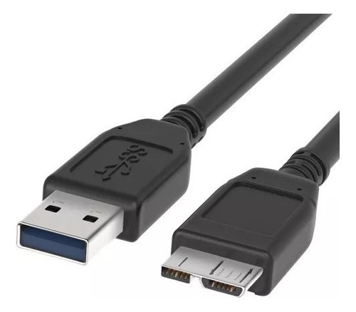 PARA DISCO DURO USB A USB TIPO B / 30CM / BLACK - NANOTECH MARKET