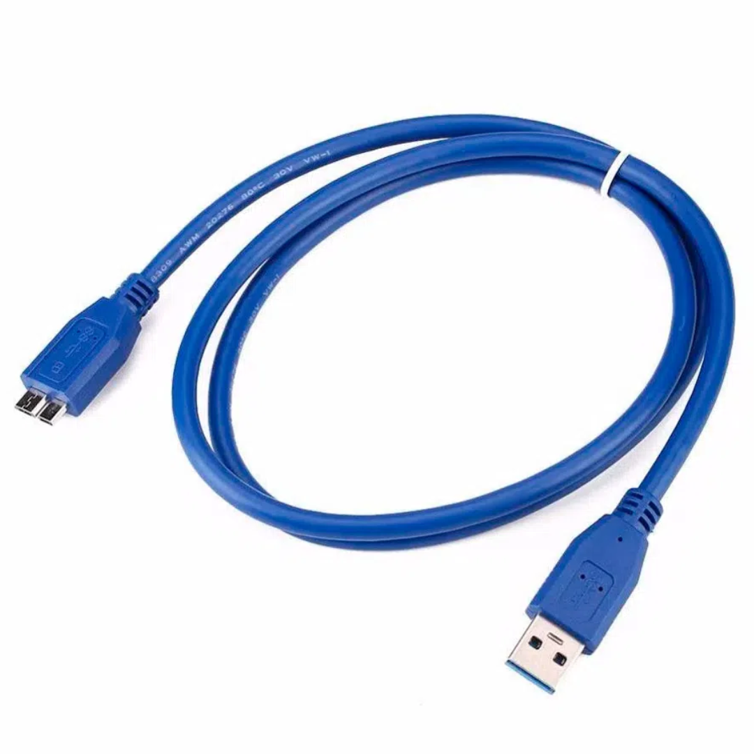 CABLE PARA DISCO DURO USB 3.0 A USB TIPO B / 1.5M / BLUE - NANOTECH MARKET