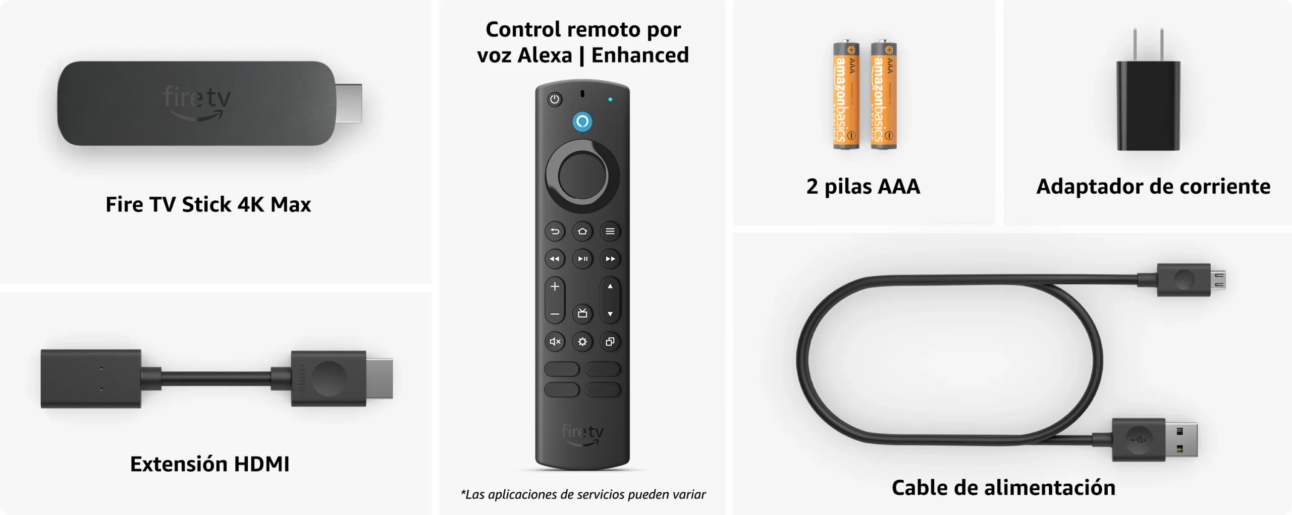 Fire Tv Stick 4k Max Wifi 6 Control Remoto Voz Alexa –