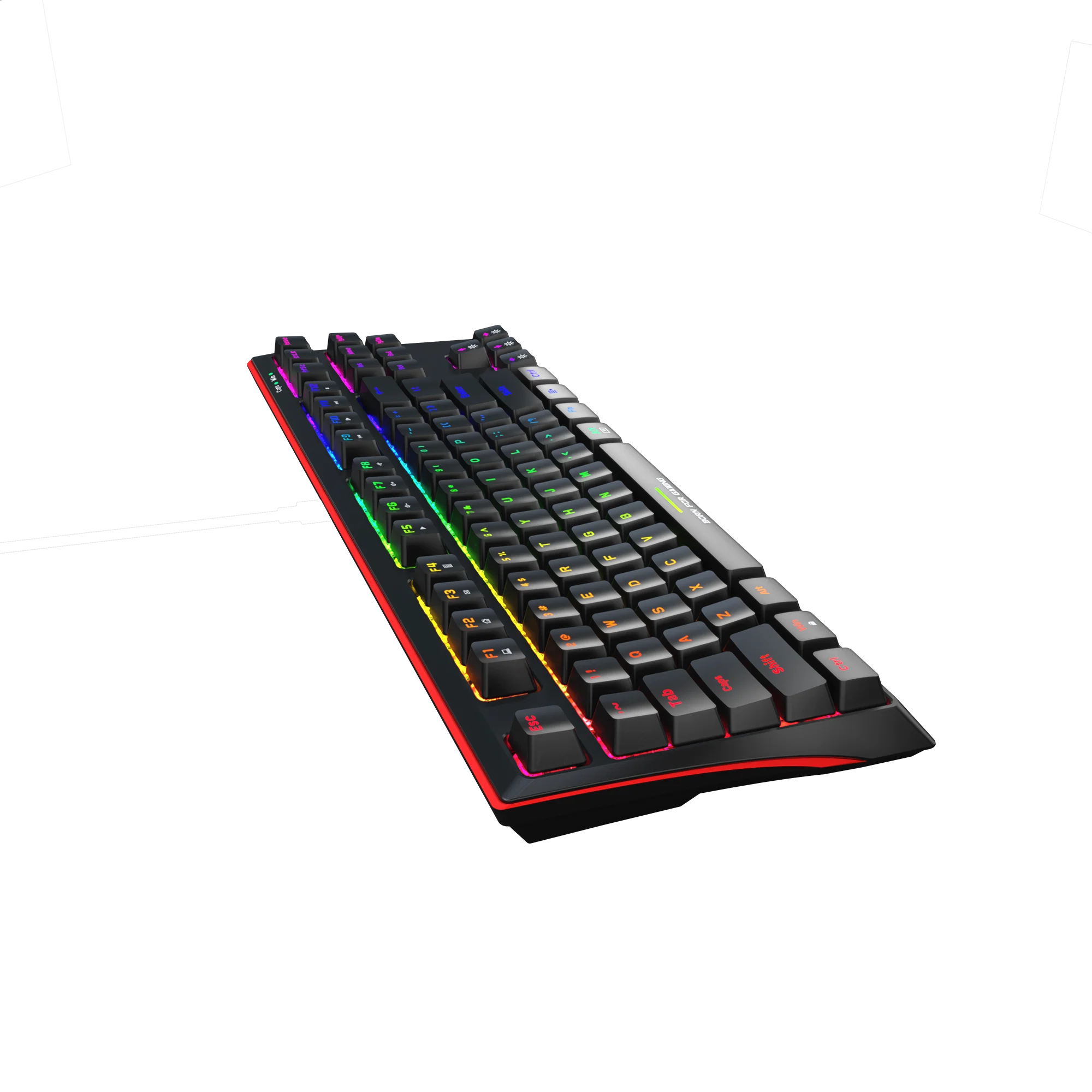 Compre 2024 Teclados Inalámbricos Rbg De Alta Calidad Originales Teclado  Rgb Delgado Portátil Turco 7-rgb y Teclado Mecánico de China por 18.12 USD